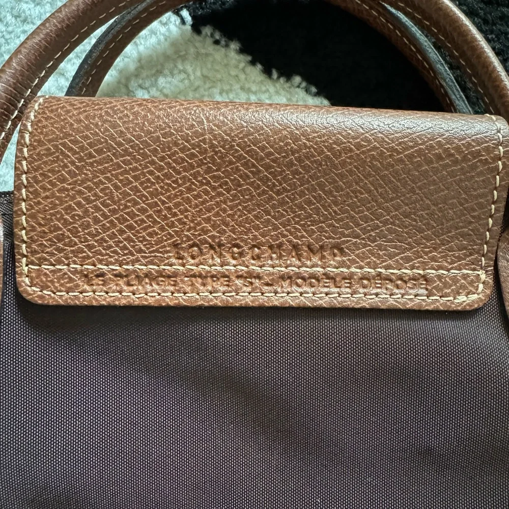 Longchamp Dark Brown Tote Bag - Picture 3 of 6